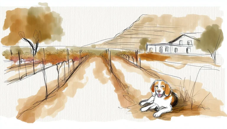 Beringer Vineyards, a dog-friendly winery in Saint Helena, California