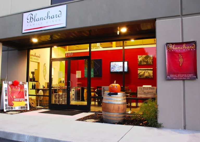 Blanchard Family Wines, a dog-friendly restaurant in Healdsburg, California