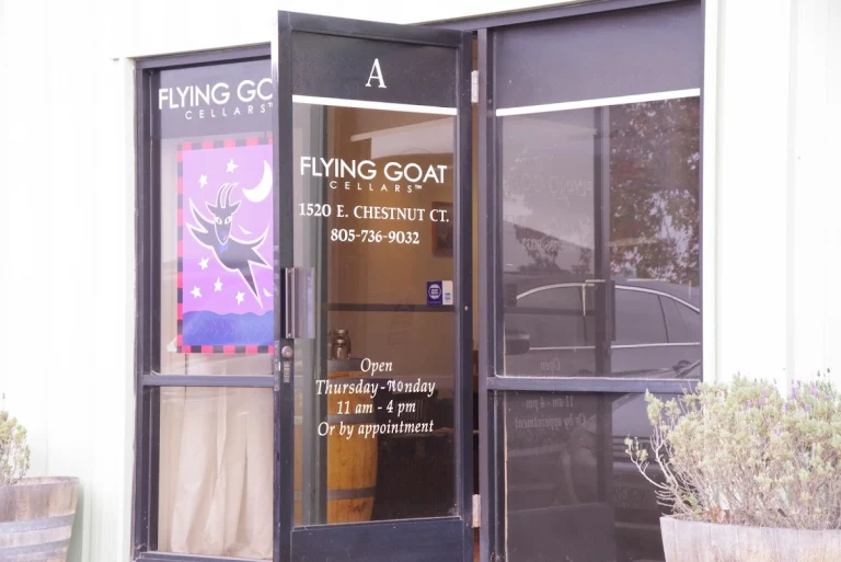 Flying Goat Cellars, a dog-friendly winery in Lompoc, California