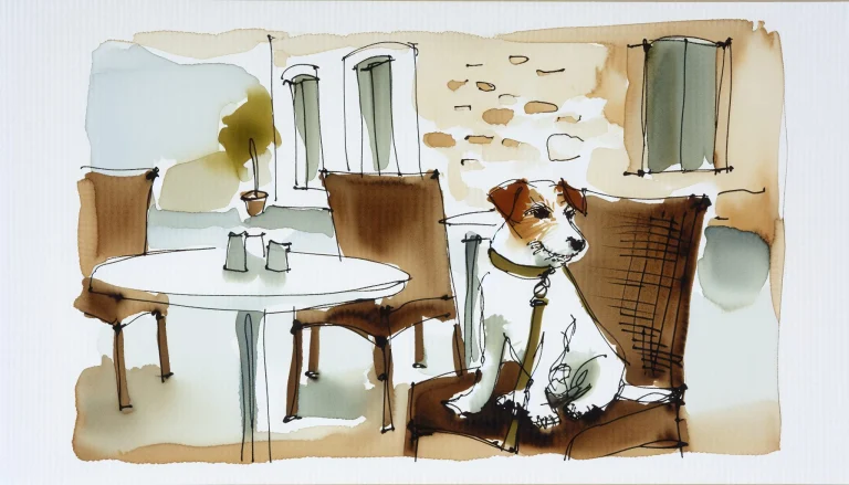 Madrigal Family Winery, a dog-friendly restaurant in Calistoga, California