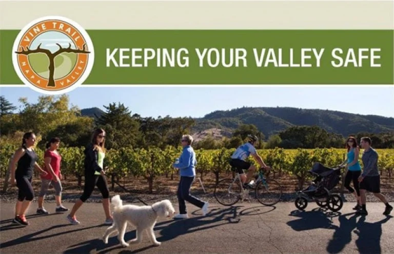 Image from All paws welcome on the Napa Valley Vine Trail on DogTrekker