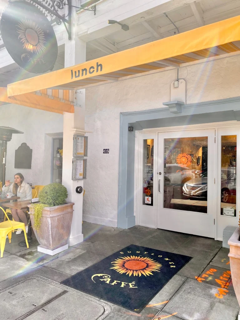 Sunflower Caffe, a dog-friendly winery in Sonoma, California