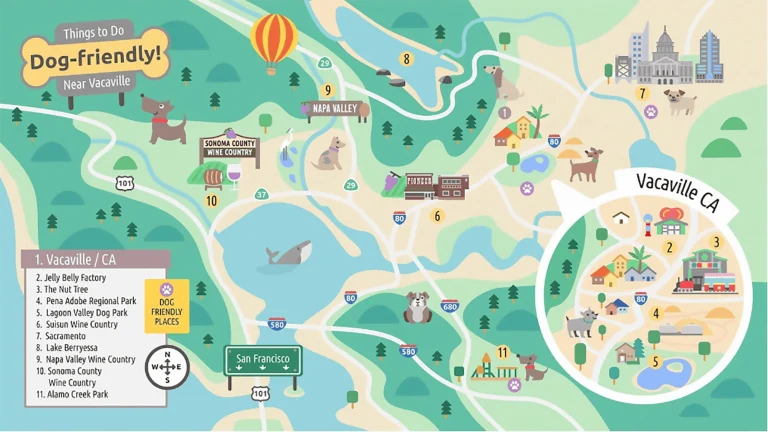 Image from Wine country within easy reach on DogTrekker