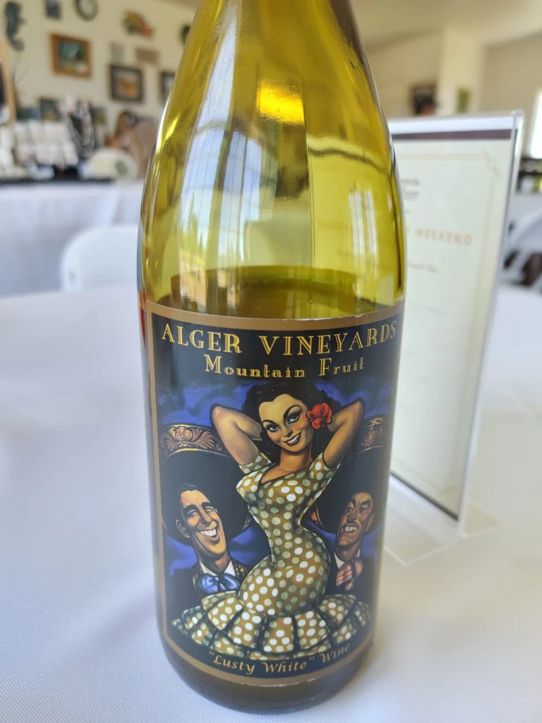 Alger Vineyards, a dog-friendly winery in Manton, California